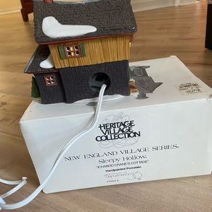 Christmas lighted houses.